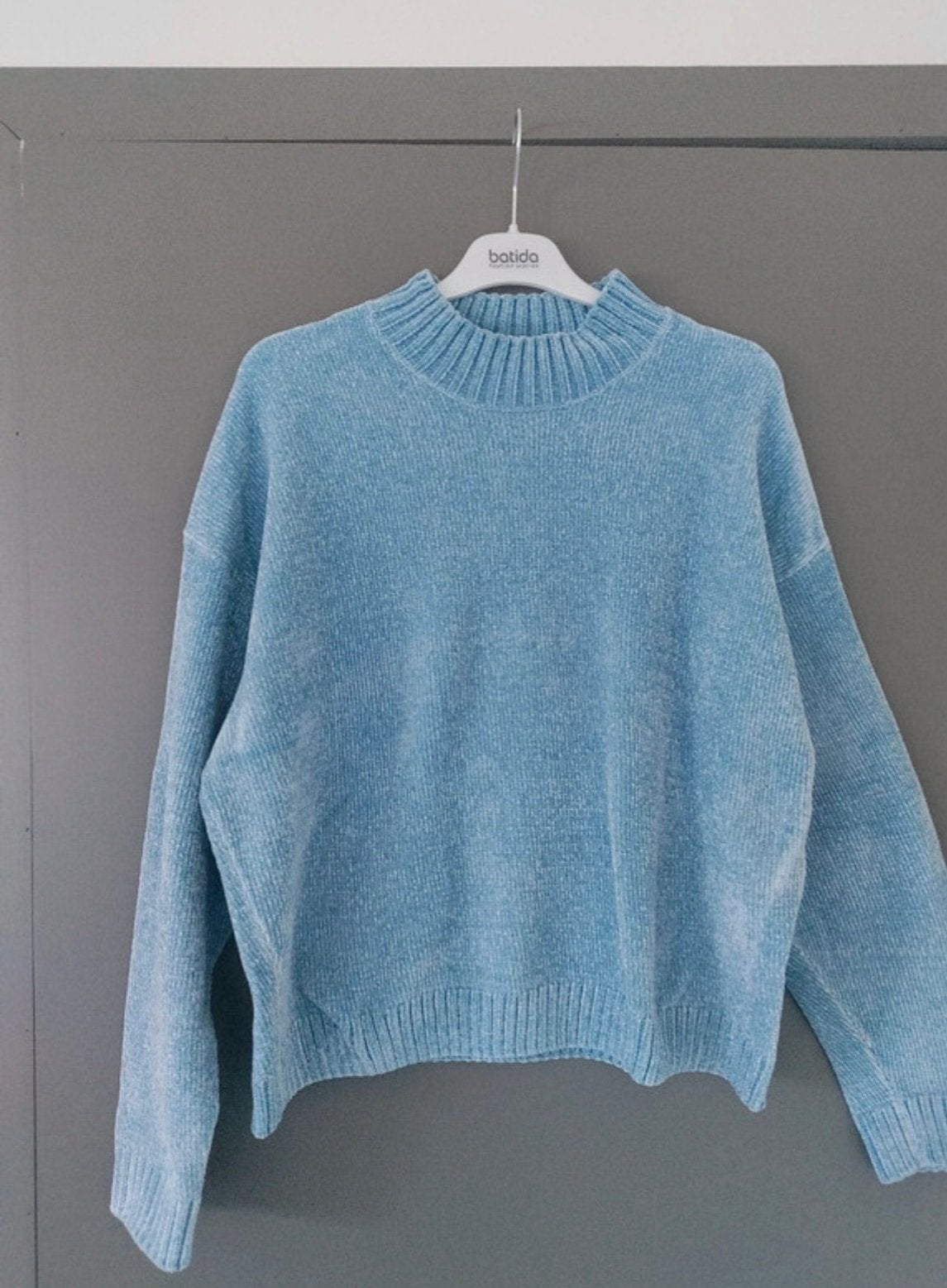 Blauwe trui L, Ophalen of Verzenden, Zo goed als nieuw, Blauw