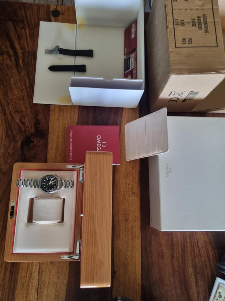 Omega Seamaster Planet Ocean 43mm 8605 cal. Staal, Ophalen of Verzenden, Zo goed als nieuw, Staal, Omega