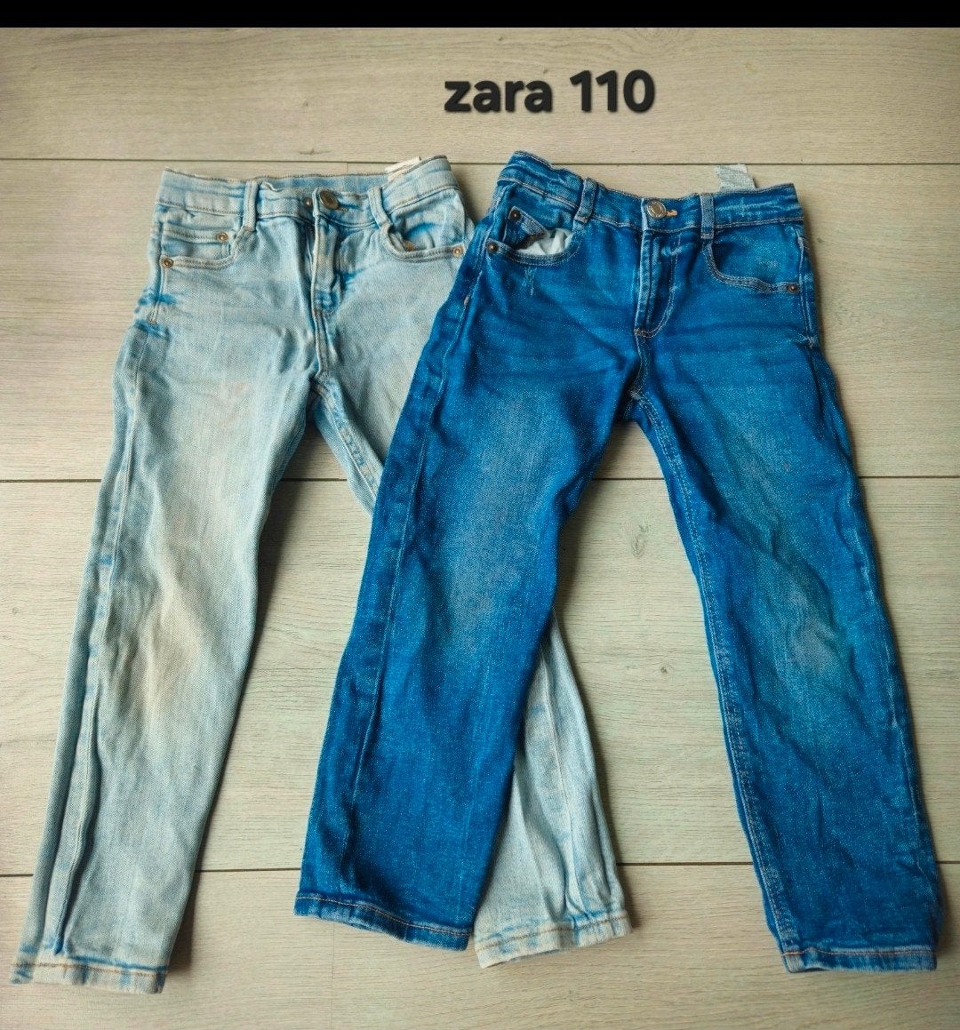 2 Zara spijkerbroeken maat 110, Broek, Gebruikt, Jongen of Meisje, Ophalen of Verzenden
