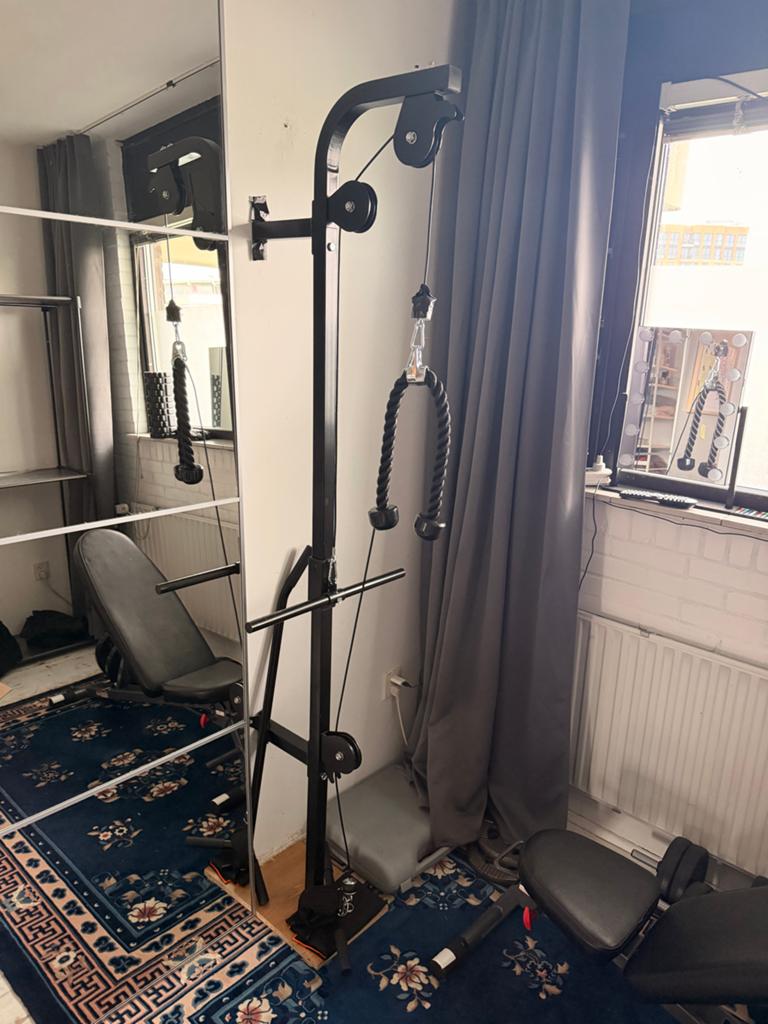 Kabelstation / Pulley Home Gym – compleet met accessoires, Ophalen, Gebruikt, Armen, Overige typen