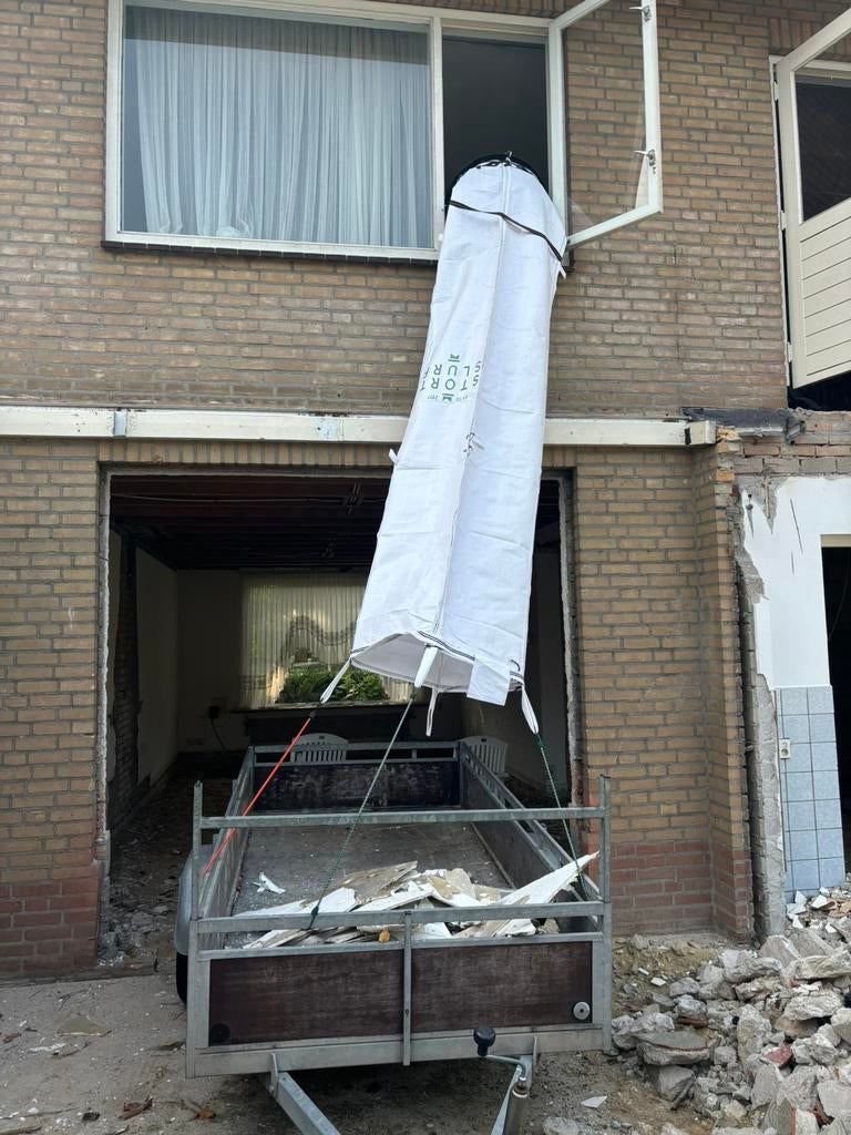 Stortslurf 3 meter inclusief vultrechter, Ophalen, Zo goed als nieuw