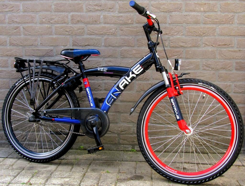 Batavus Snake 24 Inch - 3 Versn., Fietsen en Brommers, Fietsen | Jongens, Zo goed als nieuw, 24 inch, Handrem, Versnellingen, Ophalen