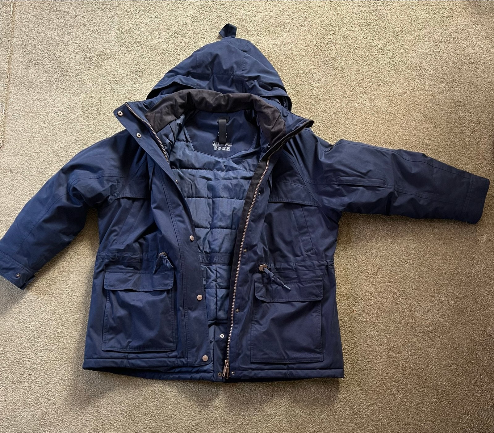 ANWB Human Nature winterjas dames - XXXL, Ophalen of Verzenden, Zo goed als nieuw, Maat 46/48 (XL) of groter, Blauw