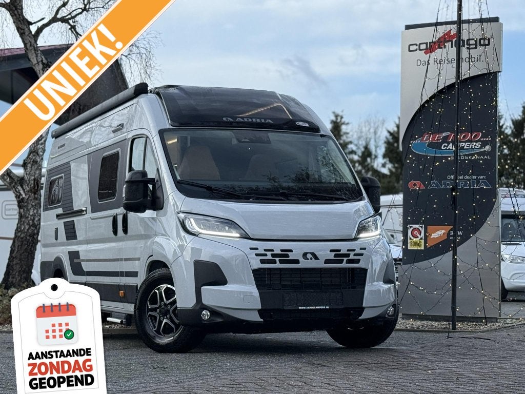 BOMVOL! Adria Twin Supreme 640 SGX 180PK - Heavy chassis, Caravans en Kamperen, Campers, Koelkast, Fiat, Tot en met 2, 6 tot 7 meter
