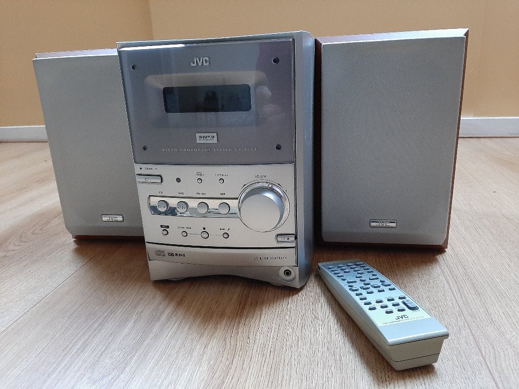 JVC  Microset met cassettedeck en cd-speler, Audio, Tv en Foto, Ophalen, Gebruikt, JVC, Cassettedeck