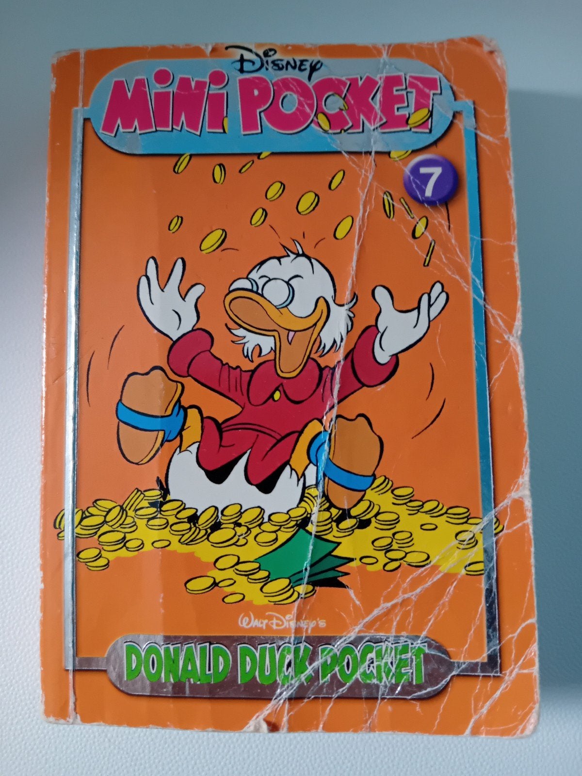 Donald Duck Mini Pocket 7 Meer dan 300 pagina's, Boeken, Gelezen, Eén stripboek, Ophalen of Verzenden, Walt Disney  Donald duck