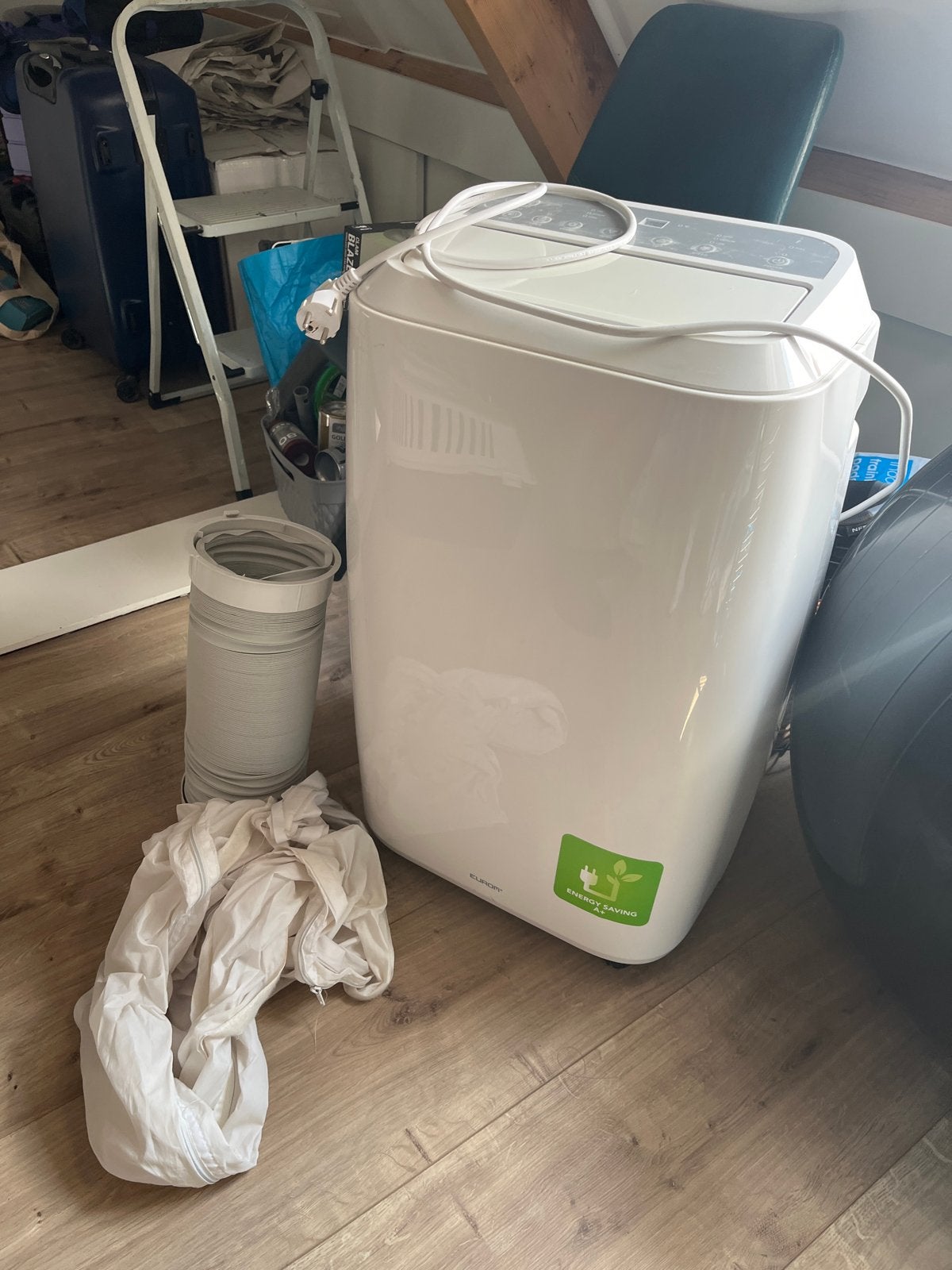 Eurom Mobiele Airco - Energiezuinig en Krachtig, Ophalen, Minder dan 60 m³, 3 snelheden of meer, Zo goed als nieuw