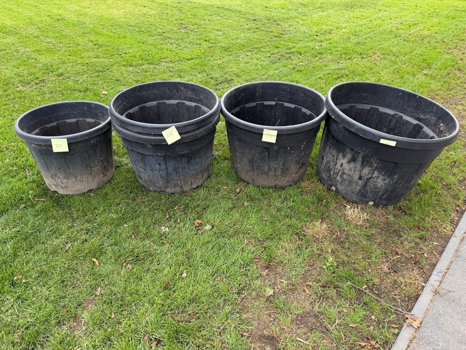 Diverse kunststof plantenbakken/potten (70L, 110L, 130L, 180, Ophalen, Kunststof, Gebruikt, Balkon