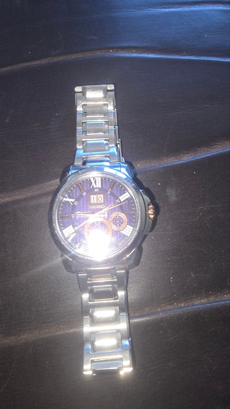 Stijlvol Seiko Heren Polshorloge - Zo goed als nieuw, Sieraden, Tassen en Uiterlijk, Horloges | Heren, Staal, Polshorloge, Ophalen of Verzenden
