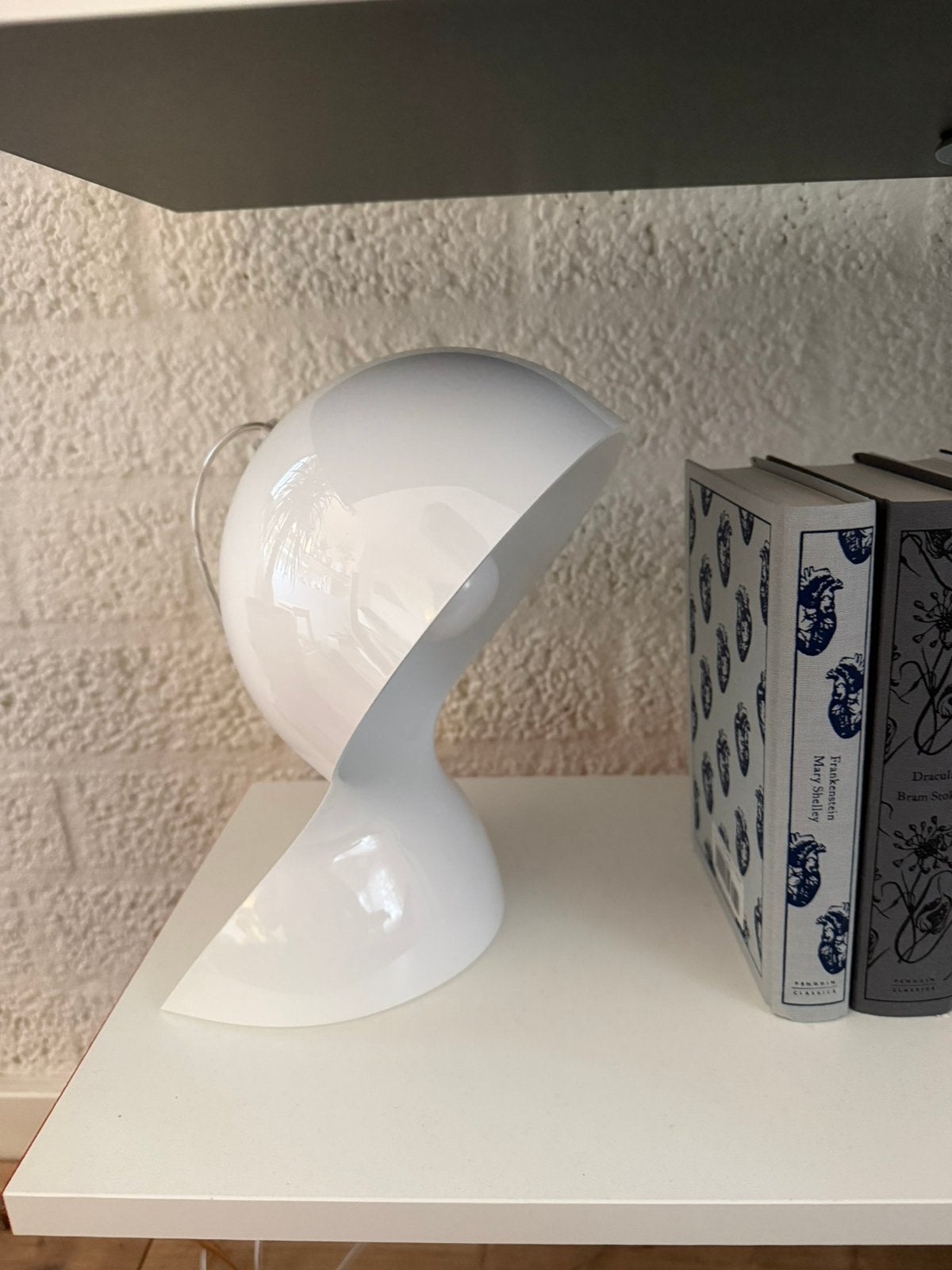 Originele Artemide tafellamp Dalu wit, Ophalen, Kunststof, E14 (klein), Wit