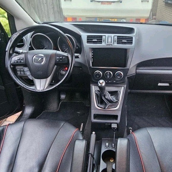 Mazda 5 2.0 GT-line 7-zits 110KW 2012 Zwart Goed onderhouden, Zwart, 4 cilinders, 7 stoelen, Handgeschakeld
