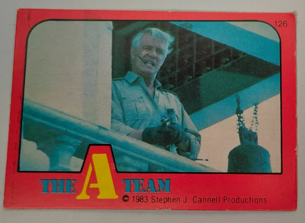 The A-Team Monty Gum 1983 no.126, Ophalen of Verzenden, Nieuw, Foto of Kaart