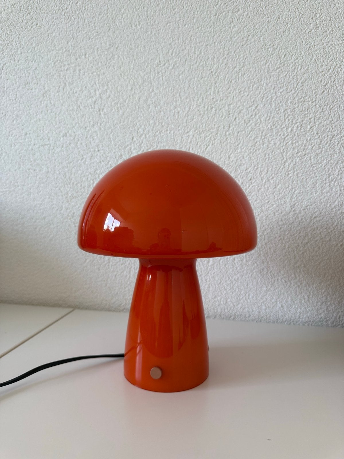 Oranje paddestoel lamp van Kwantum, Huis en Inrichting, Lampen | Tafellampen, Ophalen, Overige merken, Zo goed als nieuw, Modern