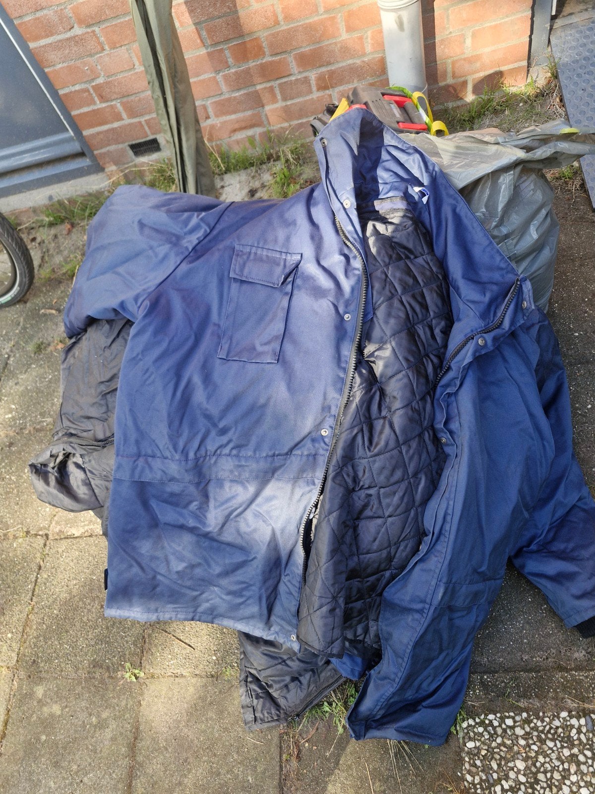 parka jas xxxl  incl binnenvoering en cappunchon, Ophalen