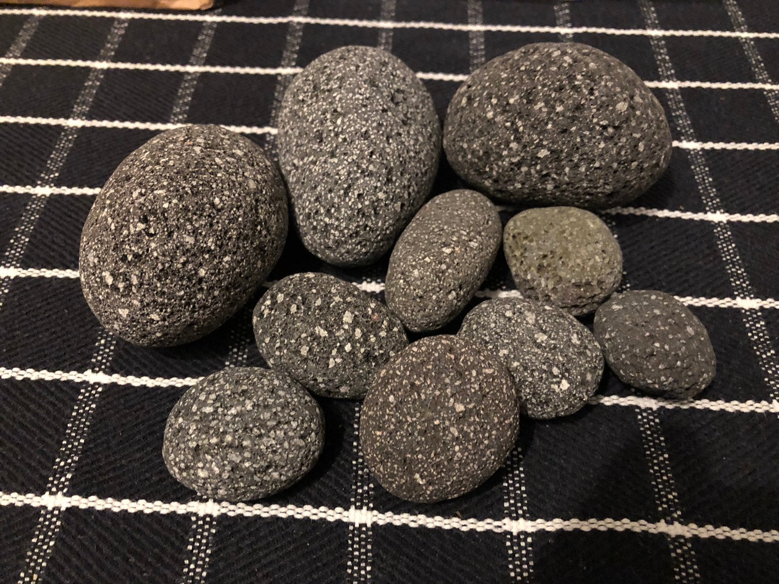 Decoratiestenen Lava Pebble stones antraciet., Ophalen of Verzenden, Plant(en), Steen of Hout