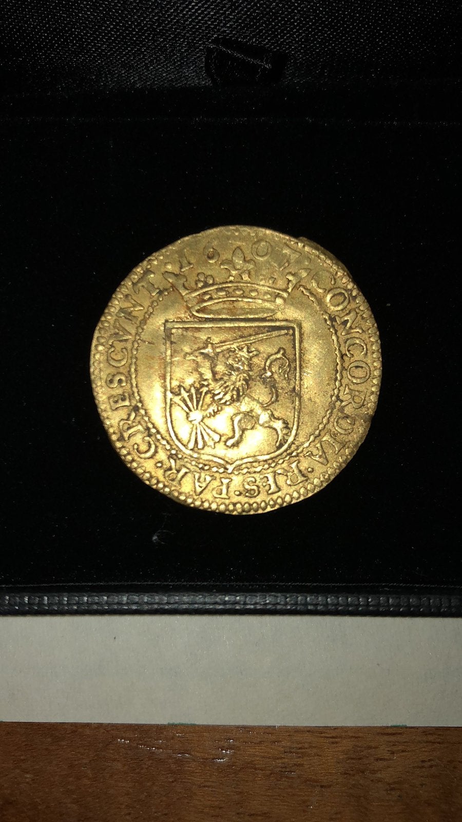 Halve grote gouden rijder gelderland 1607, Postzegels en Munten, Munten | Nederland, Ophalen, Vóór koninkrijk, Losse munt, Goud