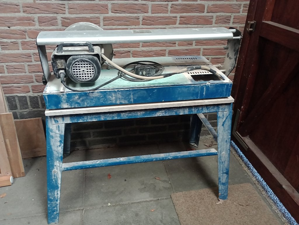 Tegel zaagtafel, Ophalen, Minder dan 30 mm, Gebruikt, Cirkelzaag