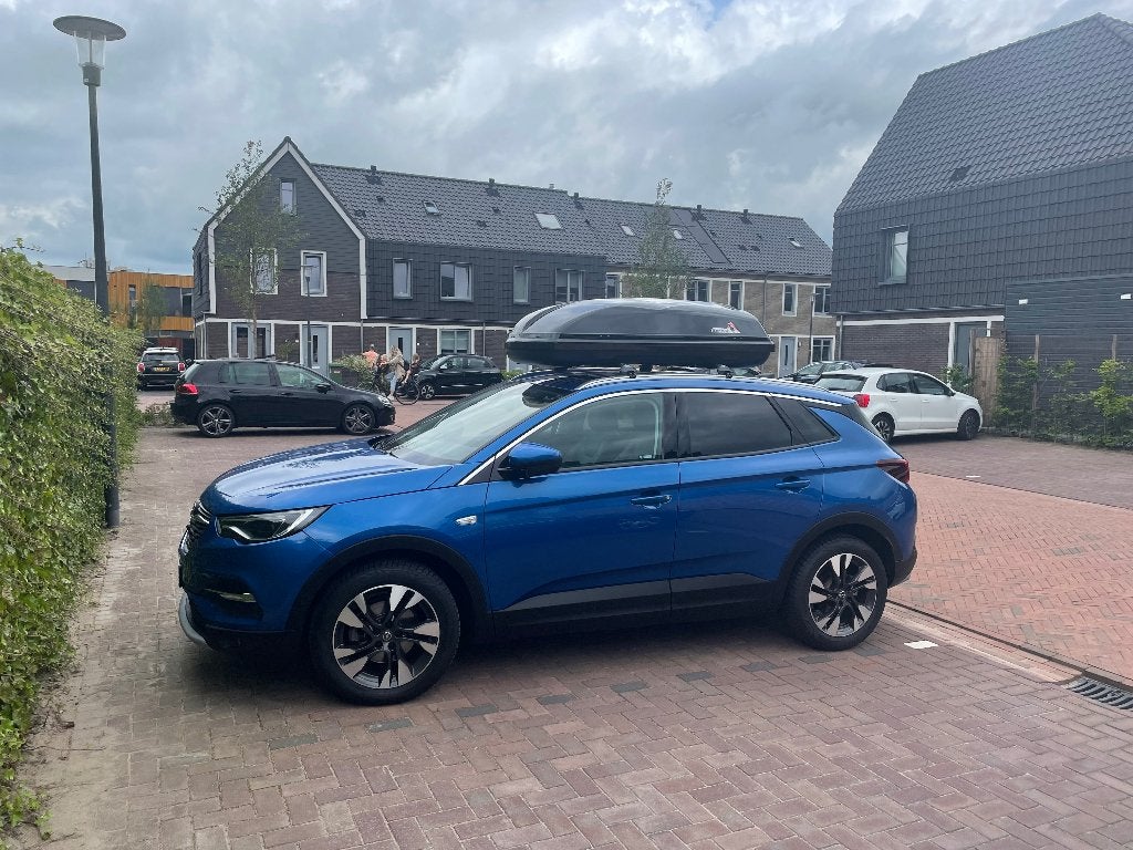 Dakkoffer 430 liter(evt met dakrails OpelZafira/Peugeot3008), Auto diversen, Dakkoffers, Ophalen, Zo goed als nieuw