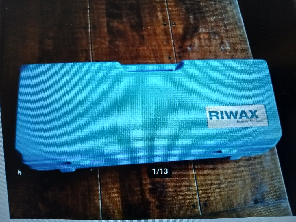 Riwax poetsmachine doos met onderdelen,nieuw, Ophalen of Verzenden, Nieuw