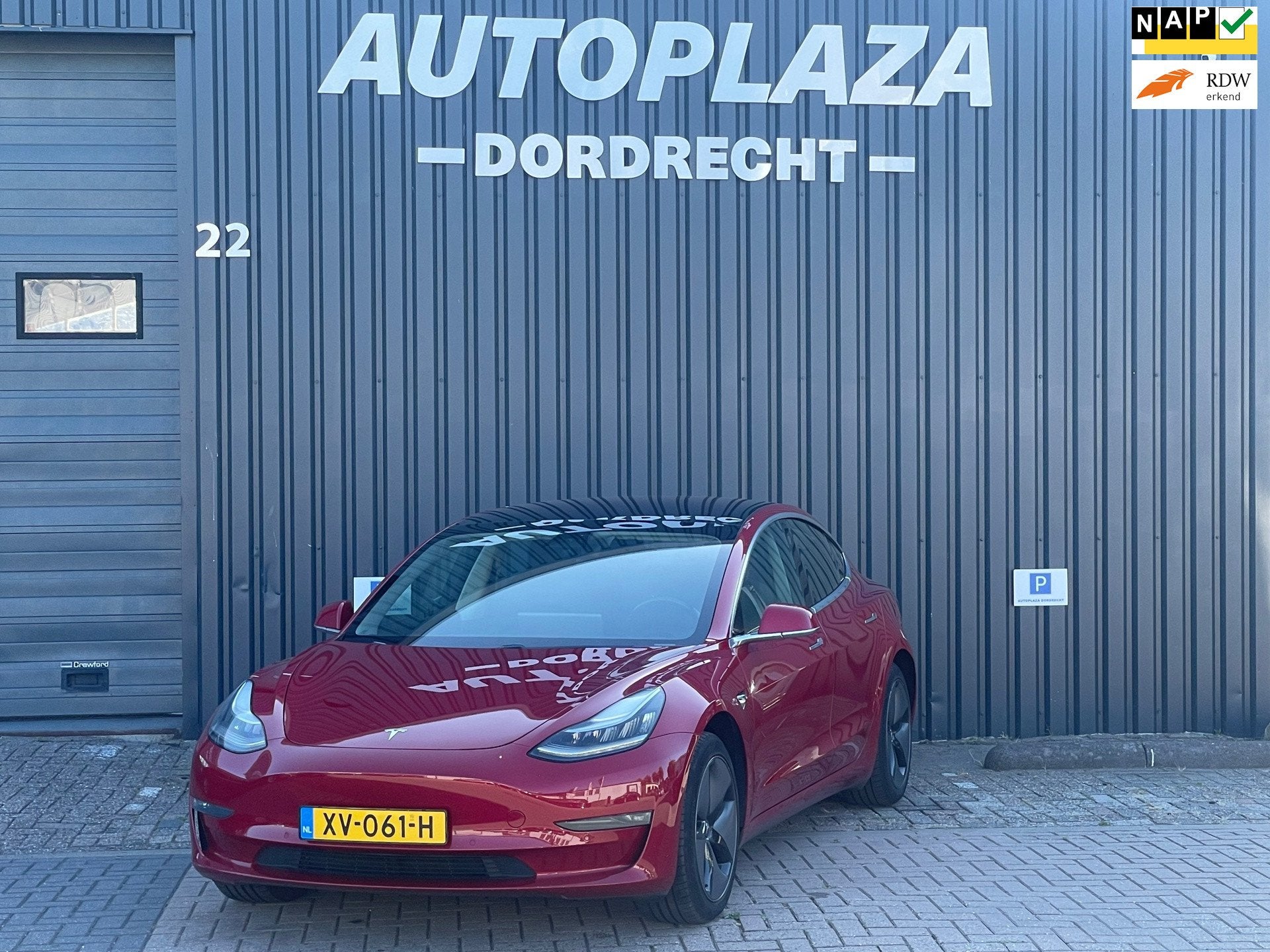 Tesla Model 3 Long Range AWD 75 kWh, Auto's, Automaat, 530 km, Origineel Nederlands, 84 €/maand