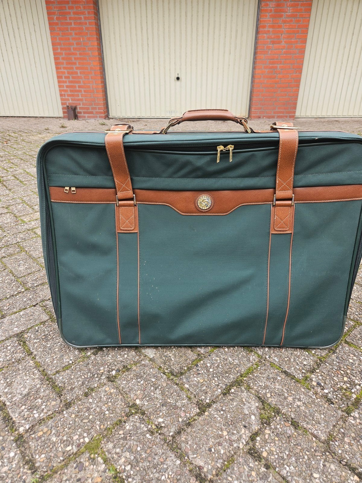 Samsonite groene koffer, Sieraden, Tassen en Uiterlijk, Ophalen, Gebruikt, Overige materialen