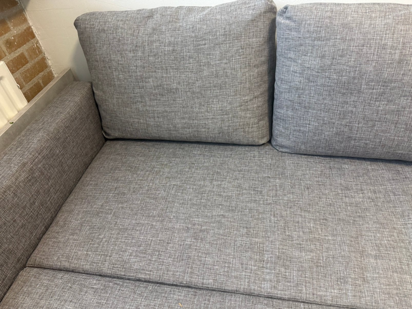 Foto 7 van FRIHETEN 3-zits slaapbank, Faringe lichtgrijs sofabed