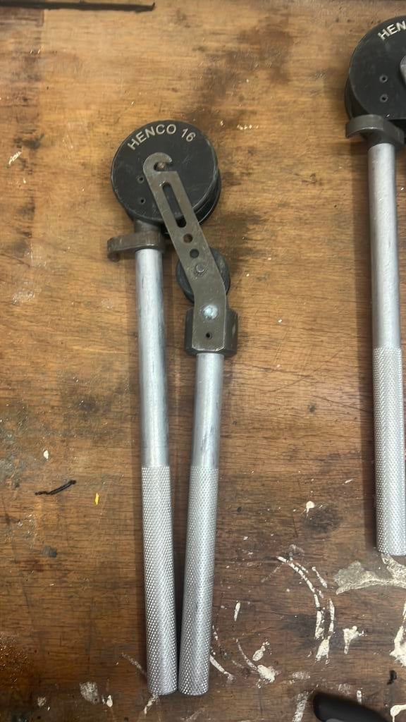 Henco BUIGIJZER 16 en 20 mm, Ophalen of Verzenden, Zo goed als nieuw
