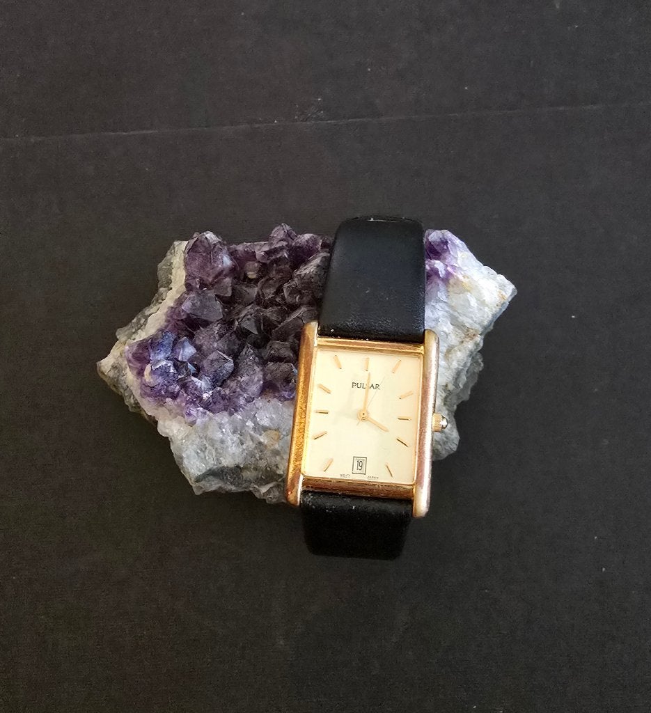 Pulsar (Seiko) 'Tank' Horloge Model VX32-X231 – Werkend, Seiko, Polshorloge, Ophalen of Verzenden, Goud