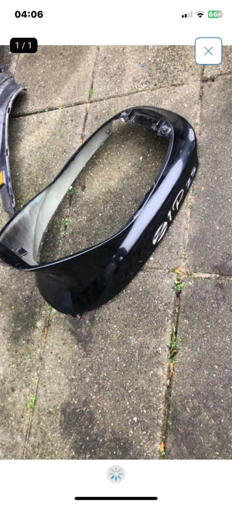 Piaggio Zip Type 3 Achterkap - Lichte schade, Ophalen, Gebruikt, Kap, Piaggio