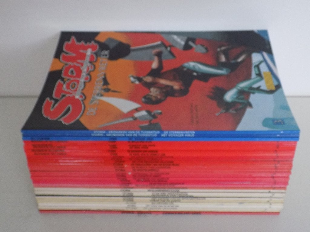 Storm ~ Complete serie 0 t/m 27 +Tussentijd 1 t/m 3, Complete serie of reeks, Ophalen of Verzenden, Zo goed als nieuw, Don Lawrence