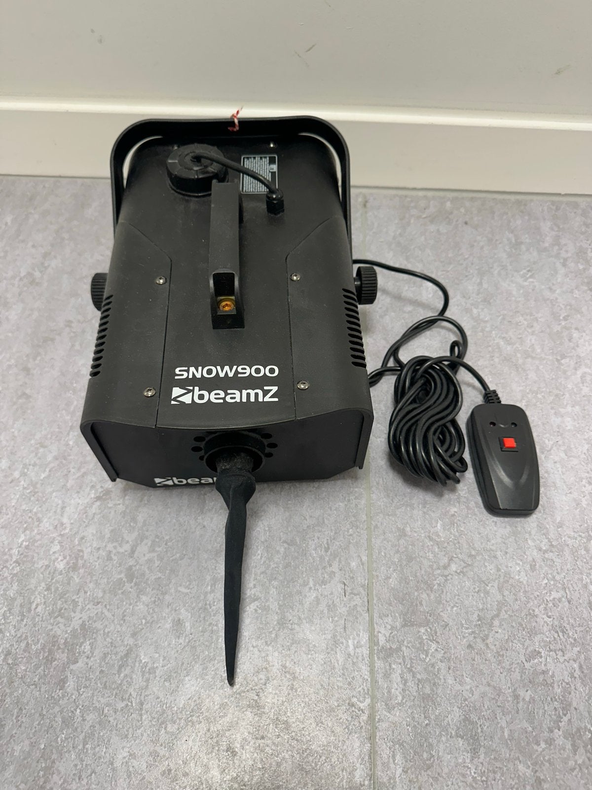 beamZ Snow900 Sneeuwmachine 900W, Ophalen of Verzenden, Gebruikt, Feestartikel, Kerst of Sinterklaas