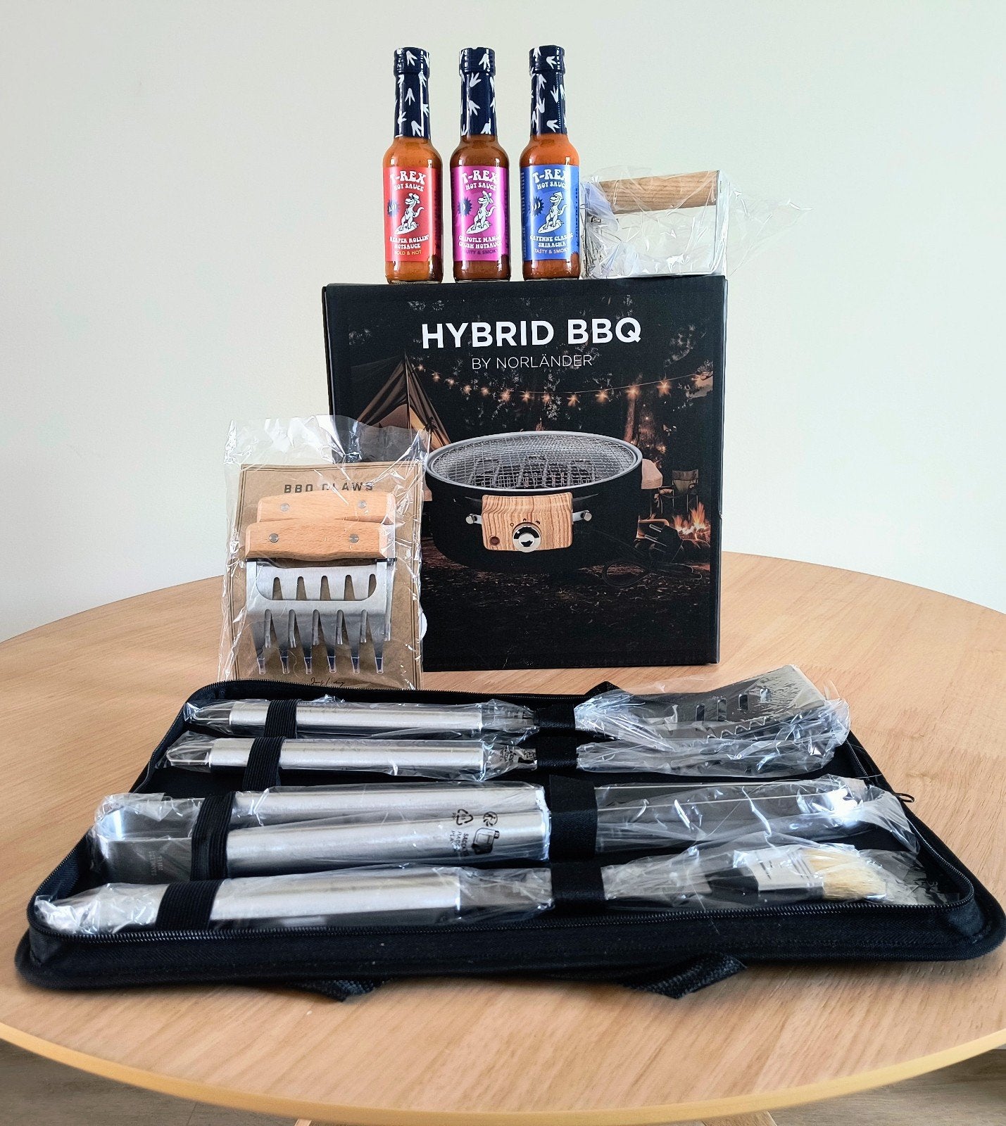 Nieuwe Norländer Hybrid BBQ set met accessoires en sauzen, Tuin en Terras, Ophalen, Nieuw, Norländer