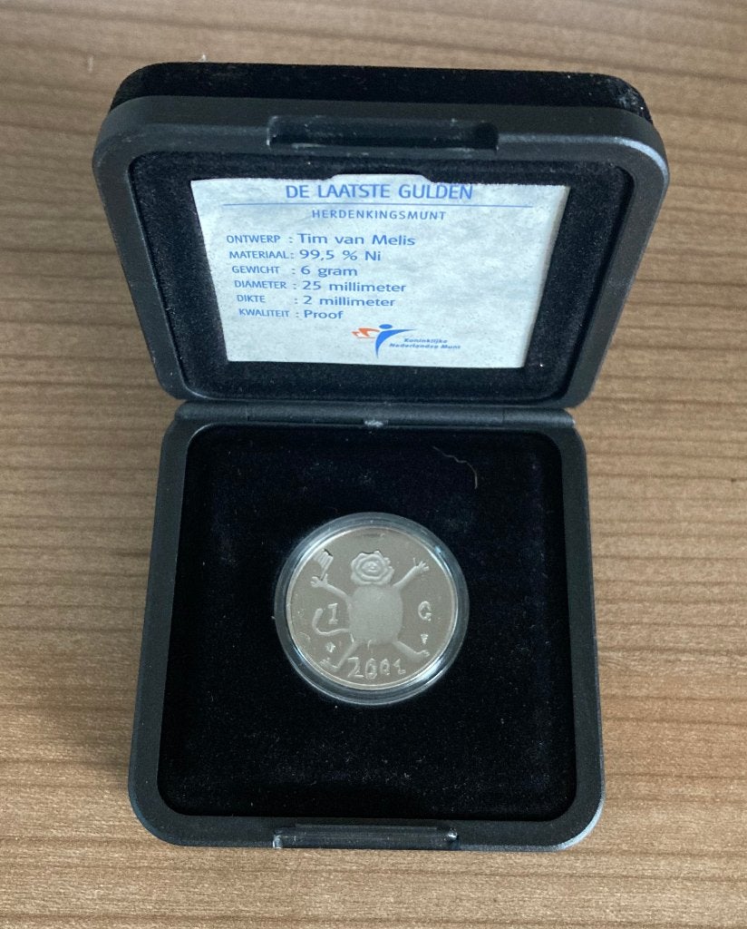 Laatste Gulden 2001, Postzegels en Munten, Munten | Nederland, Ophalen, Koningin Beatrix, 1 gulden, Losse munt