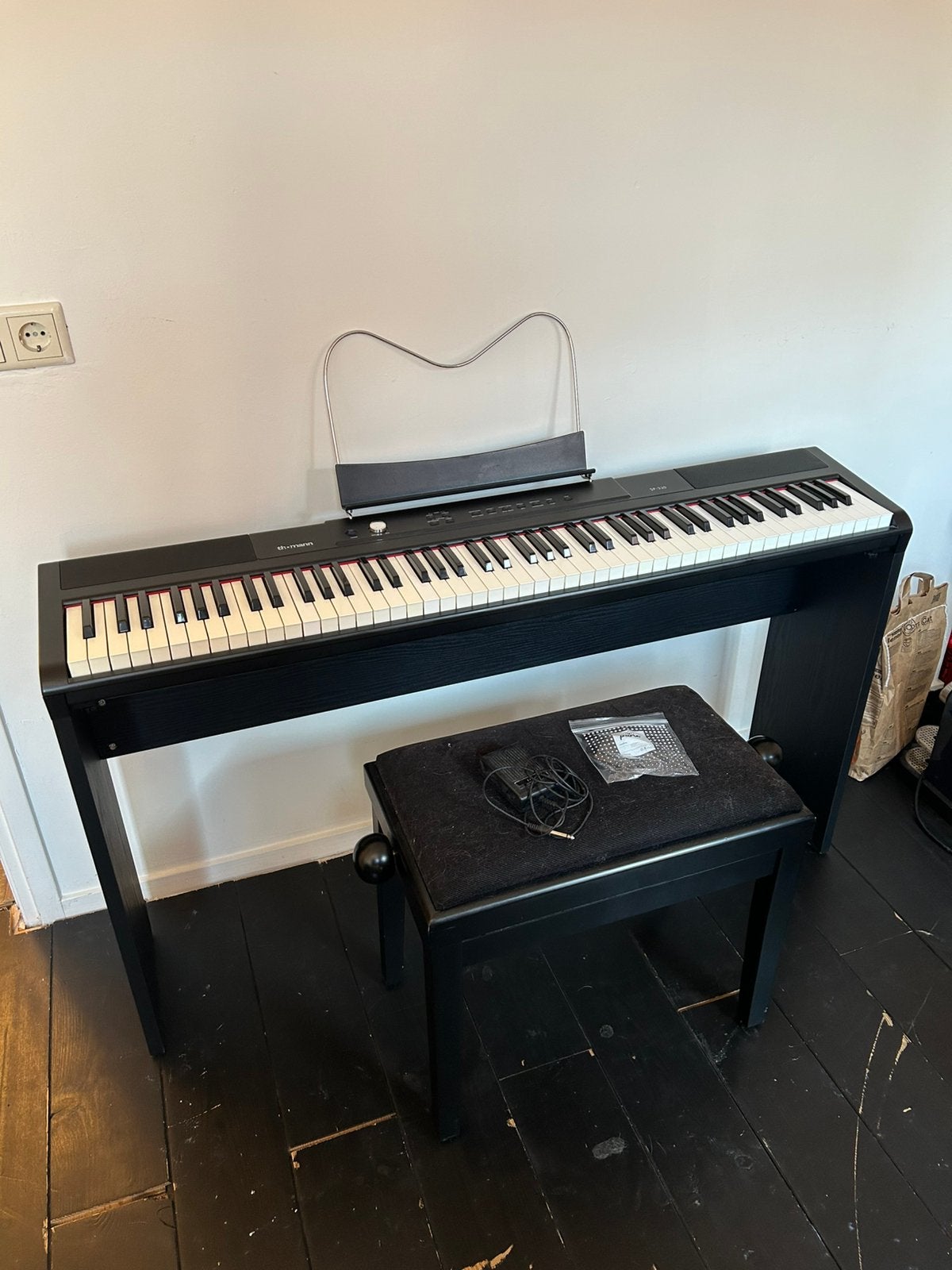 Digitale piano van thomann, Ophalen, Gebruikt, Zwart, Digitaal