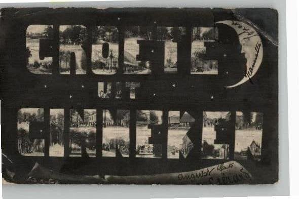 Groete uit Ginneken veel afb in de letters  st 1904, Ophalen of Verzenden, Voor 1920, Gelopen, Noord-Brabant