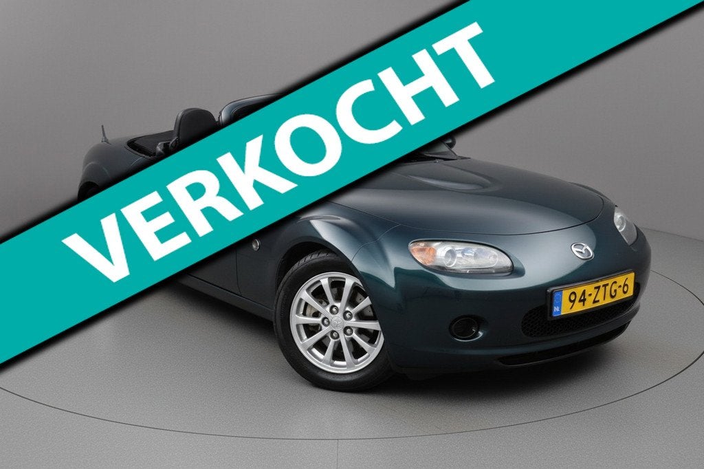 Mazda MX-5 1.8 Exclusive|Airco|Sportuitlaat|Goed onderhouden, Auto's, Mazda, Bedrijf, Te koop, MX-5, ABS, Airbags, Airconditioning