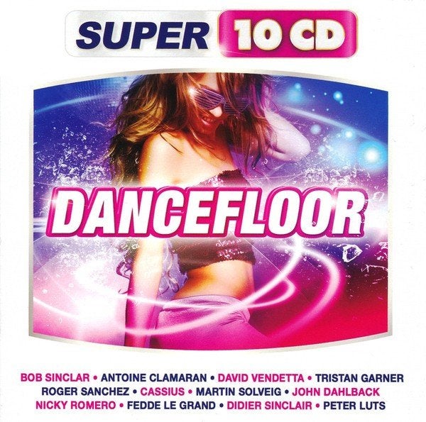 V/a – Super 10 CD - Dancefloor   New 10-cd box in seal., Verzenden, Nieuw in verpakking