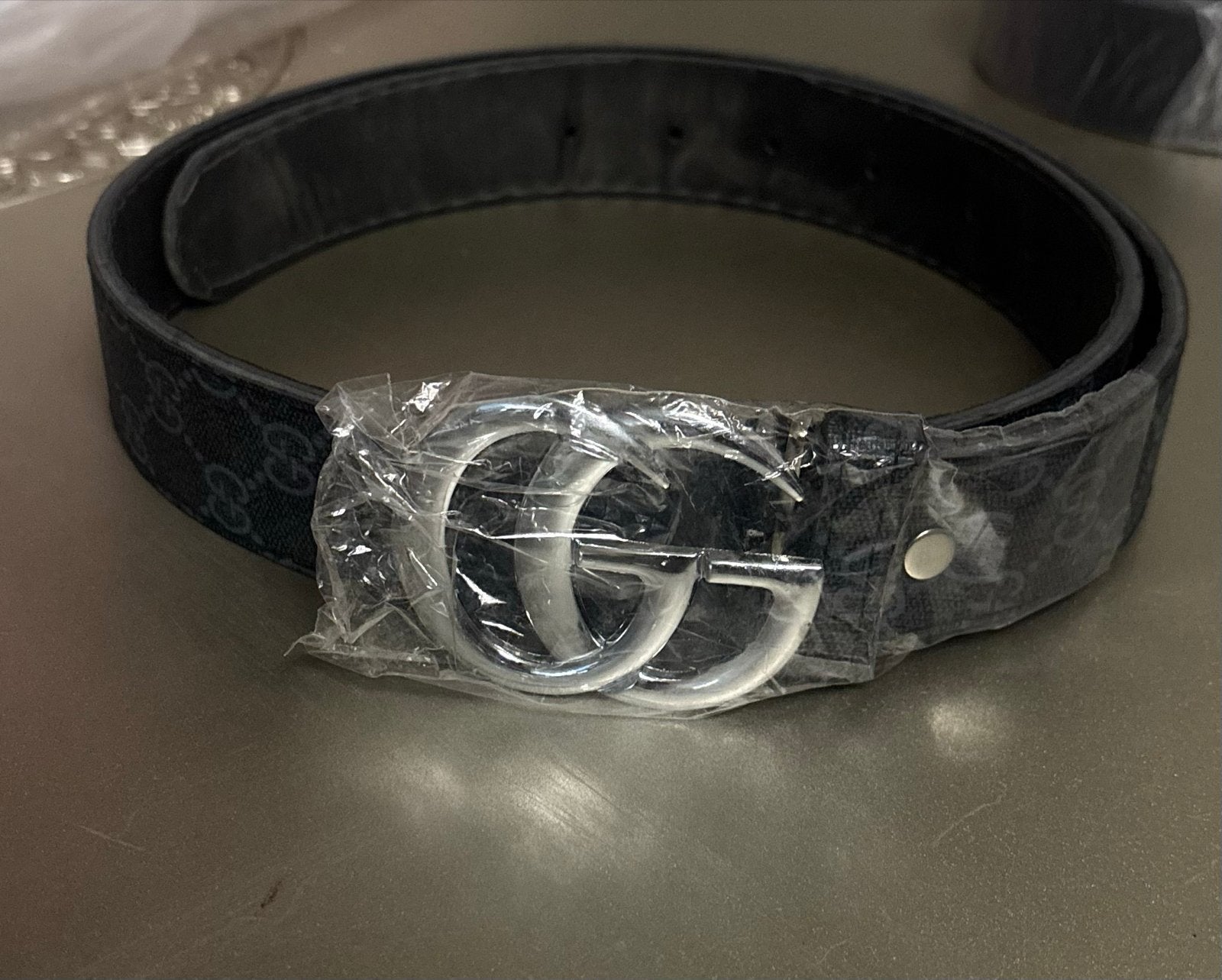 Gucci riem met GG-gesp, Kleding | Dames, Ophalen of Verzenden, Nieuw, Zwart, Tailleriem