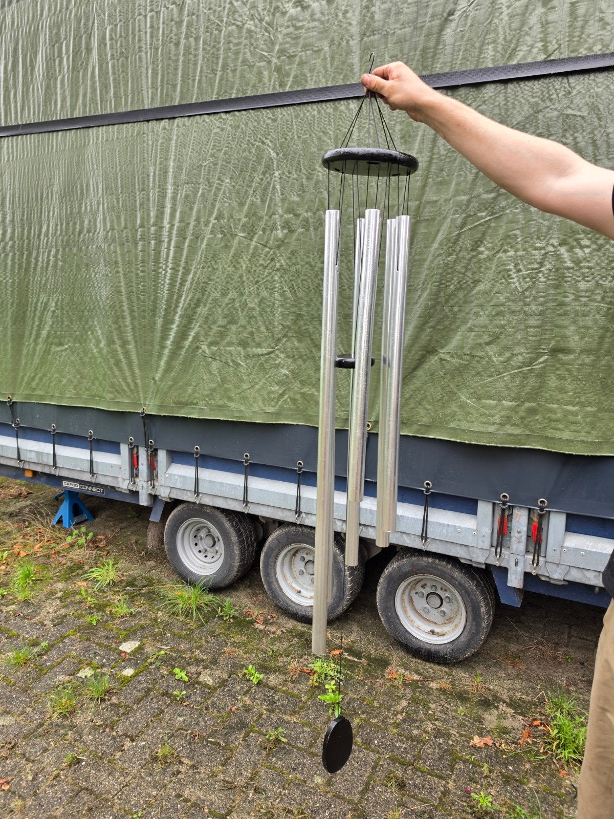 windgong (klingelding), Ophalen