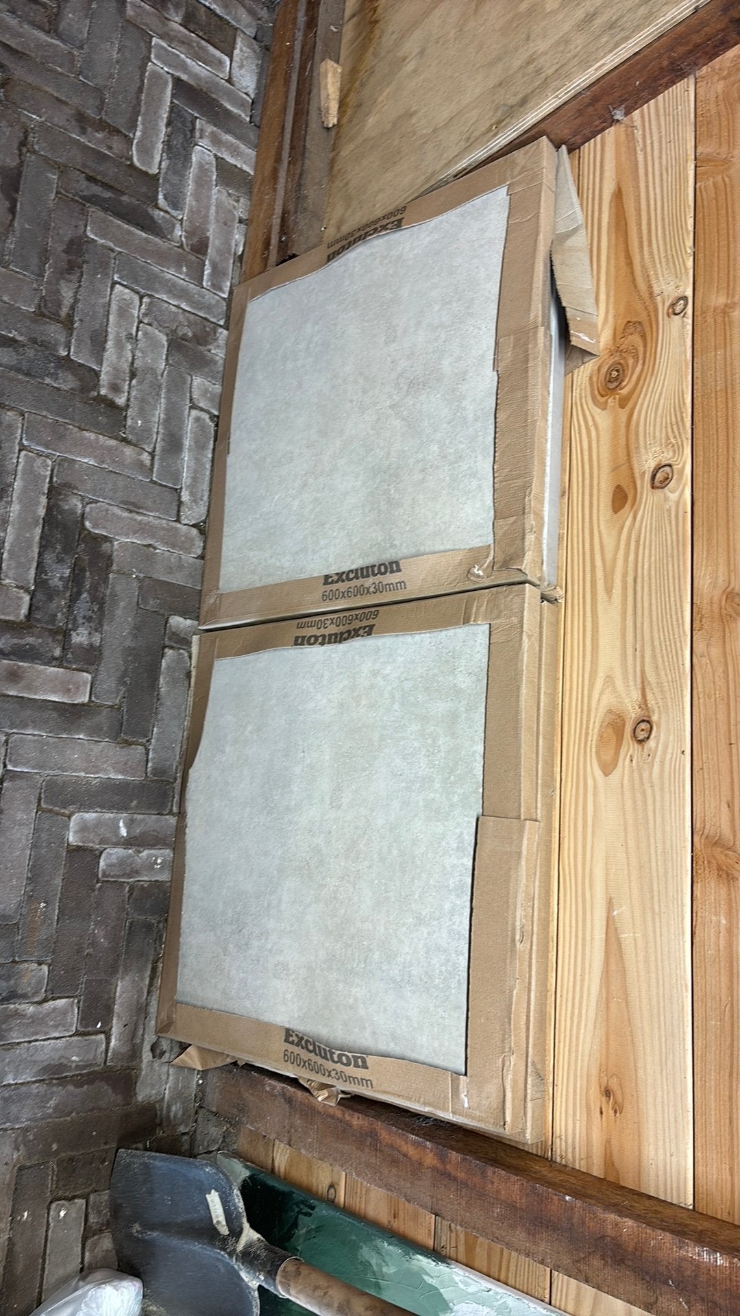 Keramische tuintegels 4 stuks, excluton sevilla 60x60 3cm, Ophalen, Nieuw, Keramiek, Terrastegels