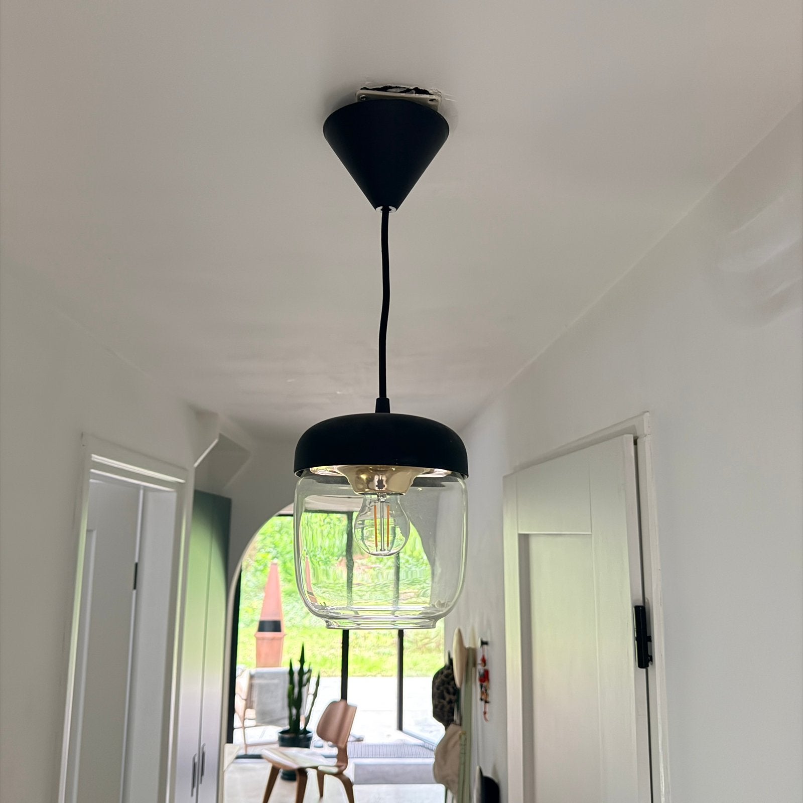 Vita Acorn hanglamp, Huis en Inrichting, Lampen | Hanglampen, Ophalen of Verzenden, Zo goed als nieuw, Glas, Modern