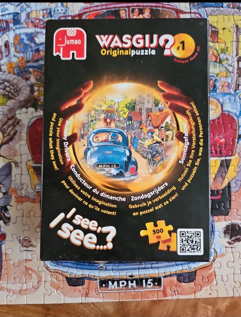 Wasgij Original 1 Zondagsrijders 300 stukjes - Nette staat, Ophalen of Verzenden, Minder dan 500 stukjes, Gebruikt, Legpuzzel