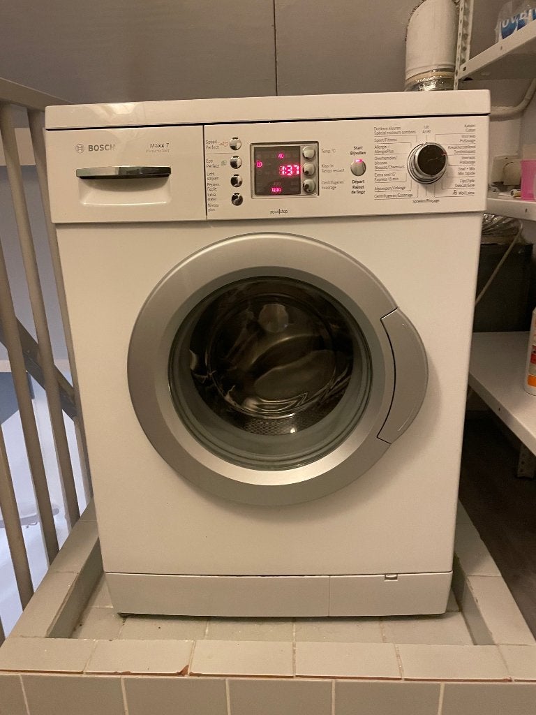 Bosch wasmachine, Ophalen, 1200 tot 1600 toeren, Gebruikt, 8 tot 10 kg