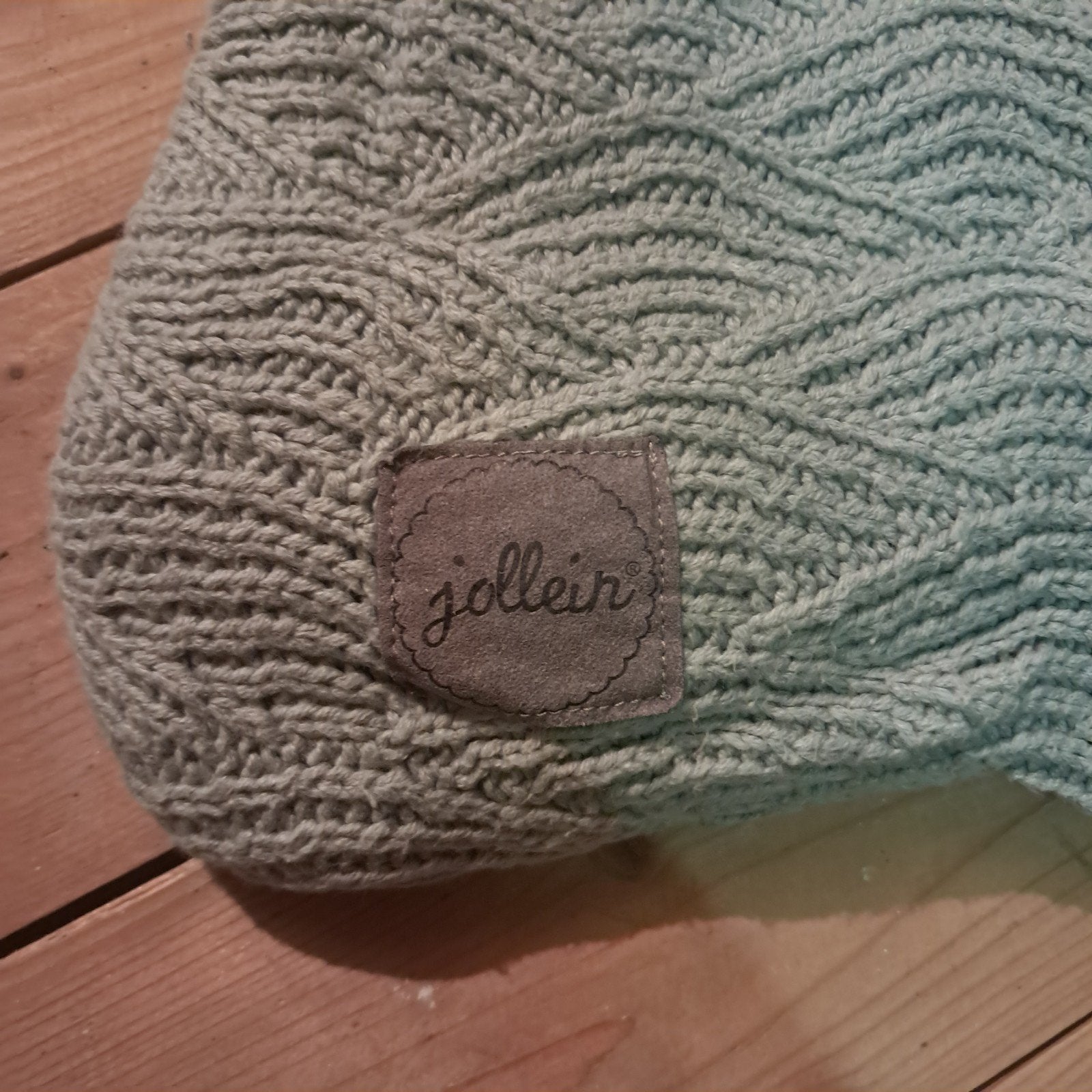 Boxkleed jollein mintgroen, Ophalen, Zo goed als nieuw, Rechthoekig, Boxkleed