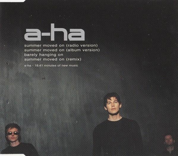 A-HA CD SINGLE SUMMER MOVED ON + BARELY HANGING ON, Ophalen of Verzenden, Zo goed als nieuw, Pop