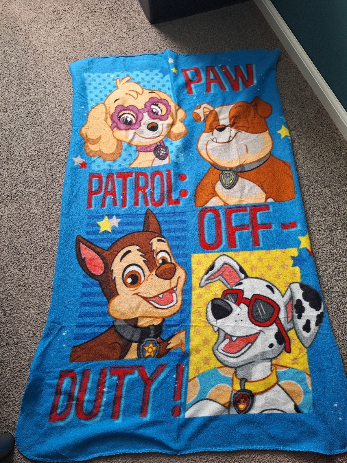 Paw Patrol fleece deken, Ophalen of Verzenden, Zo goed als nieuw