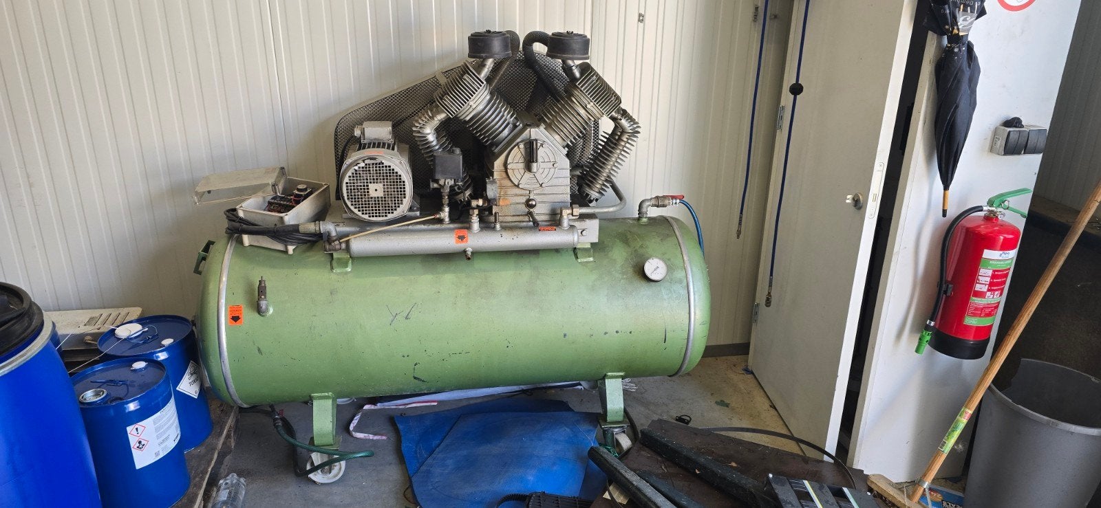 CREEMERS 500L 1250Lpm 4 Cilinder Compressor - Werkt Perfect, Ophalen