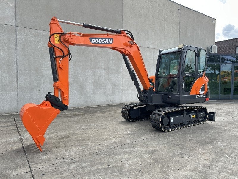 2017 Doosan DX55-9C Midigraafmachine, Graafmachine