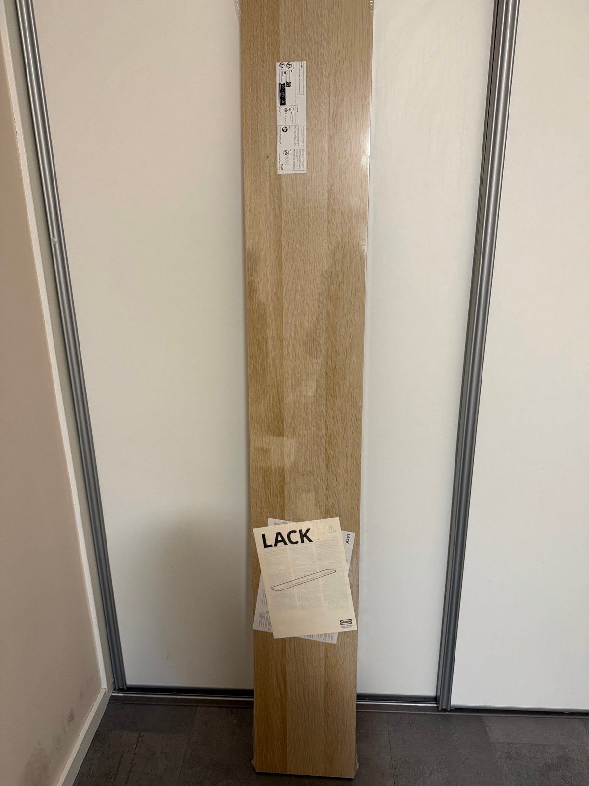 IKEA LACK wandplank wit gelazuurd eikeneffect NIEUW, Ophalen, Nieuw