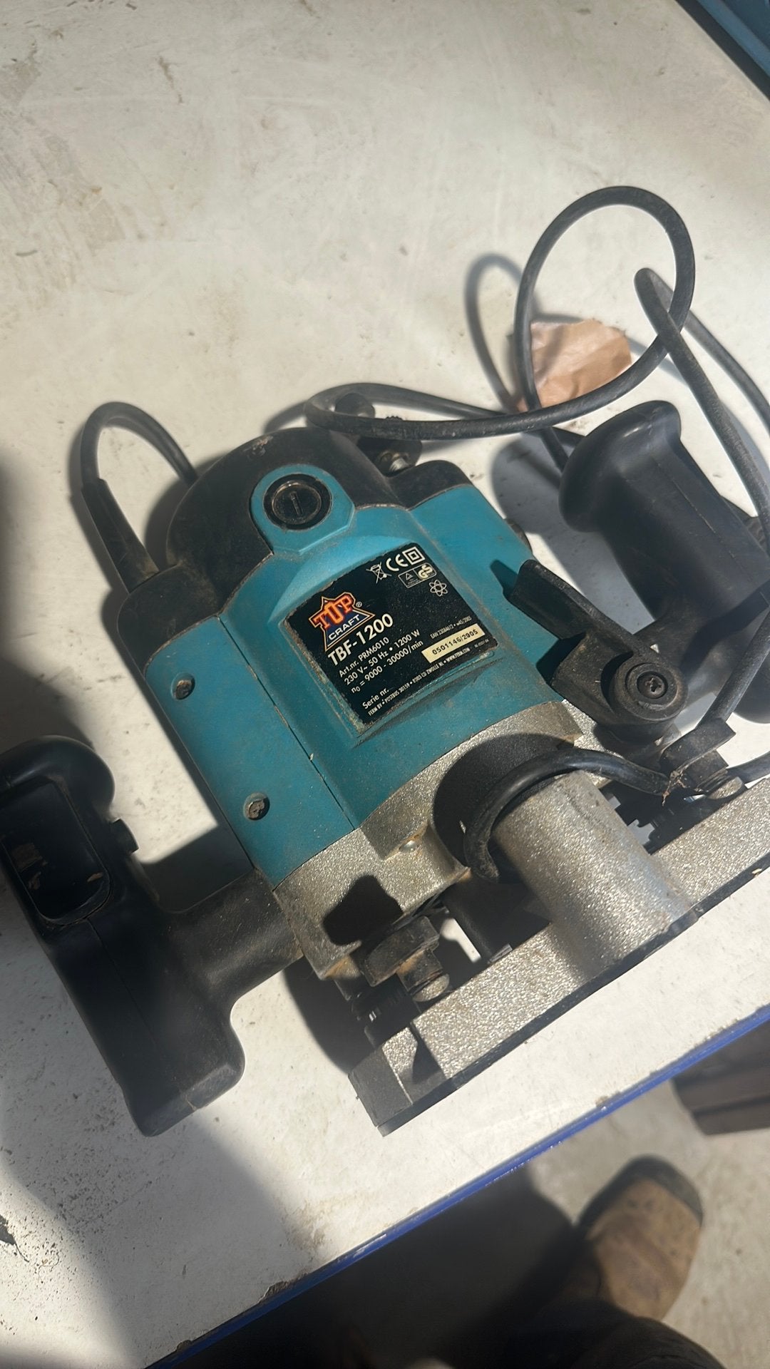 Top craft tbf-1200 bovenfrees, Ophalen of Verzenden, Zo goed als nieuw, Boormachine